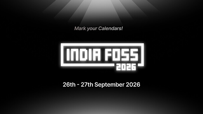 IndiaFOSS2026 announce