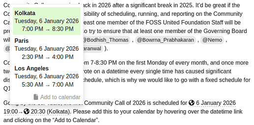 Add to Calendar from Datetime