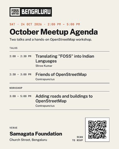 FOSS United Bengaluru Poster-selection